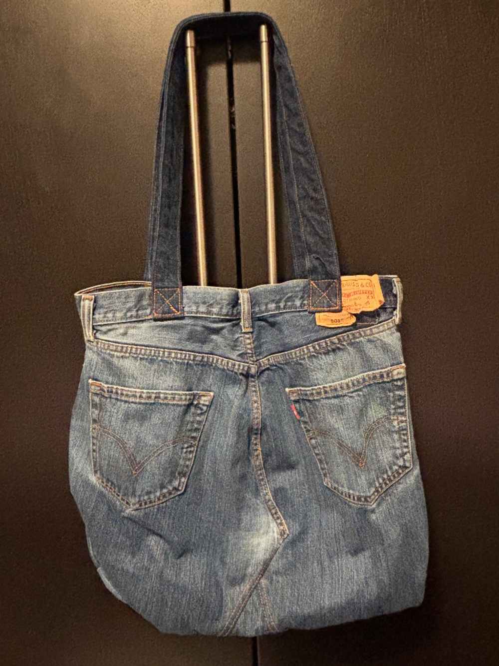 Urban Outfitters Urban Renewal Vintage Levi’s Denim Tote Bag - Picture 5 of 9
